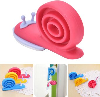 Baby Care Leuke Kawaii EVA Plastic Baby Veiligheid Deur Stopper Protector Kinderen Kid Safe Slak Vorm Deur Stopt Willekeurige Kleur