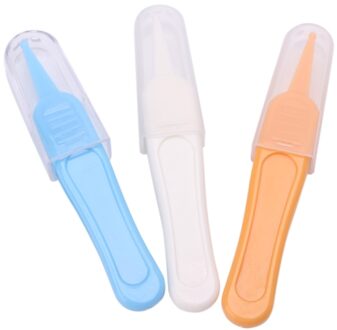 Baby Care Oor Neus Navel Reiniging Pincet Veiligheid Tang Plastic Schoner Clip