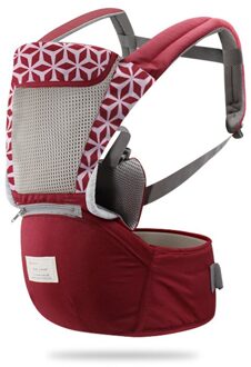 Baby Carrier Ergonomische Baby Hip Seat Carrier Kangaroo Sling Voorkant Rugzak Carrier Baby Reizen Activiteit Gear Rood