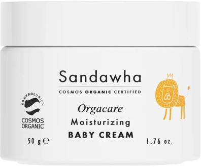 Baby Crème Sandawha Orgacare Moisturizing Baby Cream 50 g