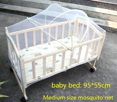 Baby Crib Netting Klamboe Voor Slapen Bed Mesh Voor Kinderen Outdoor Wieg Vouwen Draagbare Babybed Cover Fit 80x50-100x60cm