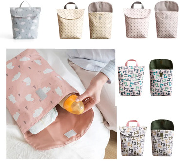 Baby Diaper Bags Maternity Bag Waterproof Wet Cloth Diaper Backpack Reusable Diaper Cover Dry Wet Bag for mom baby care