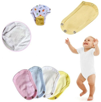 Baby Diaper Extender Cotton Body Suit Accessory Lovely Summer Diaper Romper Lengthen Extend Film for Toddler Kids Baby Boy Girl