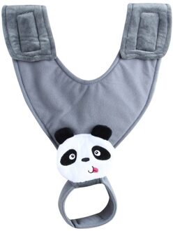 Baby Dier Patroon Zuigfles Houder Pluche Katoen Verstelbare Verpleging Houders Fles Sling Voor Kinderwagen grijs