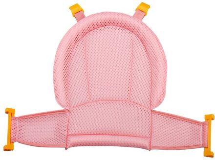 Baby Douche Bad Pad Antislip Bad Seat Ondersteuning Mat Pasgeboren Veiligheid Bad Ondersteuning Kussen Opvouwbaar Soft kussen Pink1