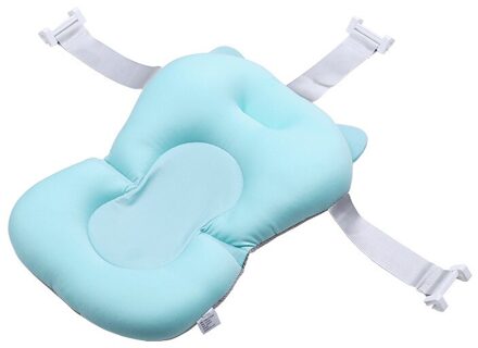 Baby Douche Bad Pad Zuigeling Bad Seat Ondersteuning Pasgeboren Veiligheid Bad Ondersteuning Kussen Zacht Kussen Non Slip Mat Baby zorg lucht blauw