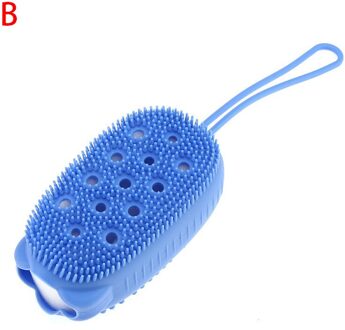 Baby Douche Borstel Snelle Schuimende Beer Siliconen Schrobben Artefact Zachte Siliconen Full Body Massage Spa Borstel Baby Douche Borstel