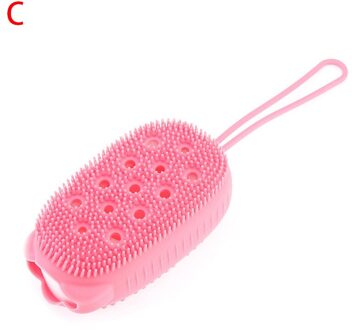 Baby Douche Borstel Snelle Schuimende Beer Siliconen Schrobben Artefact Zachte Siliconen Full Body Massage Spa Borstel Baby Douche Borstel