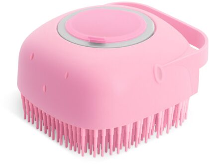 Baby Douche Borstel Snelle Schuimende Siliconen Schrobben Artefact Full Body Massage Spa Borstel Badkamer Accessoire roze