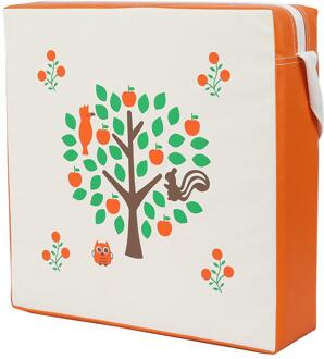 Baby Eetkamerstoel Booster Kussen Verwijderbare Kinderen Kinderstoel Seat Pad Boom Stoel Verhooging Kussen voor Kind Stoel Seat oranje