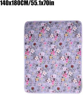 Baby En Senioren Waterdicht Vel Urine Changing Pads Urine Pad Cartoon Herbruikbare Baby Beddengoed Nappy Matras 140x180CM bloem