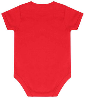 Baby essential babypakje met korte mouwen Rood - 68