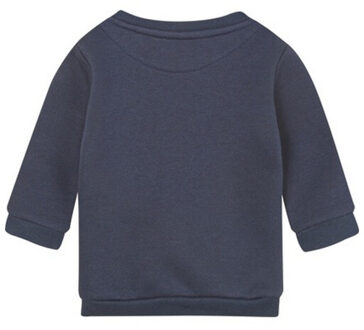 Baby essentieel effen sweatshirt - maat 80 Blauw