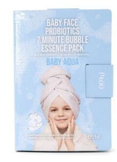 Baby Face Probiotics 7 Minute Bubble Essence Pack Set - 4 Types Baby Aqua