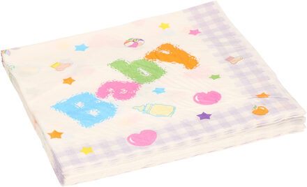 Baby feest servetten 16 cm