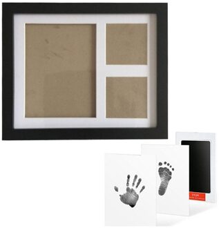 Baby Footprint Kit Handafdruk Fotolijst Met Veilig En Niet-Giftige Inkt Pad Perfect Pasgeboren Herinneringen Meisjes Jongens Douche