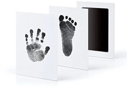 Baby Footprints Handprint Ink Pads Safe Non-toxic Ink Pads Kits for Baby Shower Baby Paw Print Pad Foot Print Pad Inkless