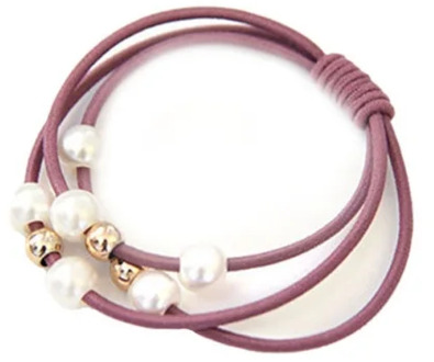 Baby Girl Cute Bead Headband Knitted Head Wrap Headwear Infant Hair Band Accessories