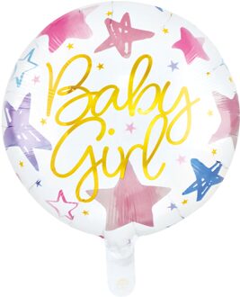 Baby Girl Special Moment Folieballon (46cm) Roze