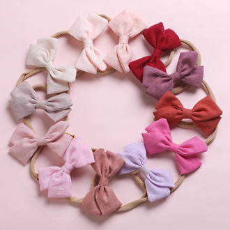 Baby Girls Headband Cotton Headbands Kids Thin Nylon Hairband Elastic Newborn Head Band Soft Infant Hair Accessories 2020 New