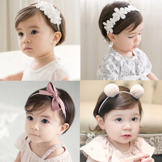 Baby Girls Headband Fashion Bow Knot Infant GIrl Bandage Kids Toddlers Head Wrap Hair Band Infant Clothes Accessories