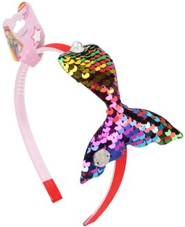 Baby Glitter Fishtail Haarbanden Voor Meisjes Kids Valentijnsdag Grote Pailletten Glanzende Kleurrijke Fishtail Hoofdband Haar Accessoires 4