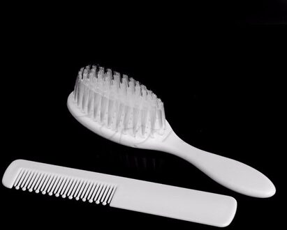 Baby Haar Borstel & Kam Set In Witte Zachte Zacht Voor Baby 'S Peuters Essentials Baby Care