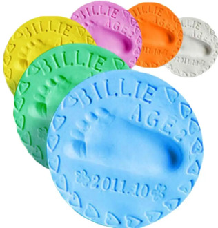 Baby Hand Print Footprint Imprint Kit Baby Handprint Mud And Foot Print Baby Souvenirs Baby Foot Mold Hundred Days Gift