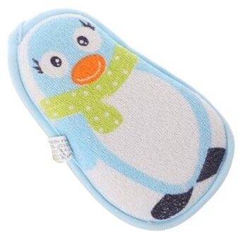 Baby Handdoek Accessoires Kleine Pinguïn Baby Douche Kraan Bad Borstels Spons Katoen Wrijven Body Wash Kind Bad Borstels