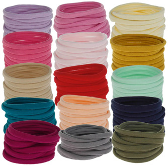 baby Headband Elastic Hair band Nylon headbands 1CM Width Head Wrap Headwear Fashion kids baby girls Hair Accessories 10pcs/lot