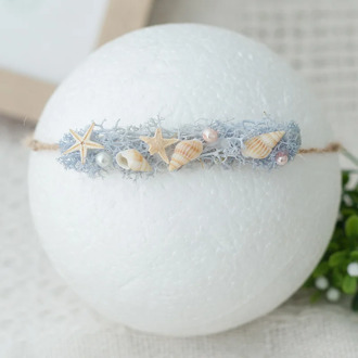 baby headband girl headwear flower conch creative lovely headband baby photo shooing prop little newborn photography prop