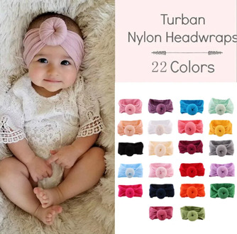 Baby Headband Newborn Girl Infant Turban Toddler Accessories Nylon Cotton Headwrap Hair Band Cute Kwaii Soft 2021 kwaii