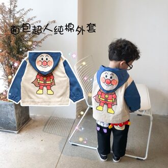 Baby Herfst En Winter Kleding Jongens En Meisjes Kinderen Hooded Katoenen Jas Cartoon Schattige Kinderen Jas Meisjes Jassen 80