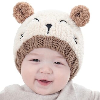 Baby Hoed Kinderen Cap Cap Voor Jongen Baby Peuter Kids Jongen Meisje Gebreide Kinderen Mooie Spits Zachte Hoed кепка Для Девочки Beige