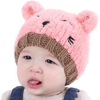 Baby Hoed Kinderen Cap Cap Voor Jongen Baby Peuter Kids Jongen Meisje Gebreide Kinderen Mooie Spits Zachte Hoed кепка Для Девочки Roze