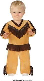 Baby Indianen Kostuum Lenno Geel - Beige - Creme, Bruin - Kastanje
