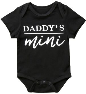 Baby Jongen Meisje Mini Boss Romper Katoen Korte Mouw Zomer Pasgeboren Jumpsuit Outfits DADDY / 12m