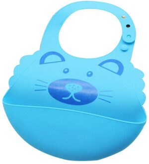 Baby Jongen Meisje Zachte Siliconen Cartoon Slabbetjes Gesp Opvouwbaar Verstelbare Slabbetjes Rijst Zak Zuigeling Burp Doeken Kids Accessoires 02