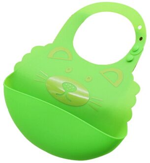 Baby Jongen Meisje Zachte Siliconen Cartoon Slabbetjes Gesp Opvouwbaar Verstelbare Slabbetjes Rijst Zak Zuigeling Burp Doeken Kids Accessoires 03