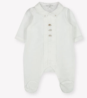 Baby jongens boxpakje in Wit - 50
