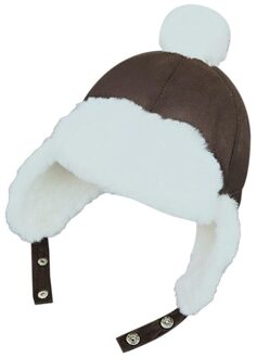 Baby Jongens Meisjes Hoed Kids Kinderen Oor Flap Muff Winter Warm Pluche Katoen Cap verdikking pluche cap kinderen mutsen koffie