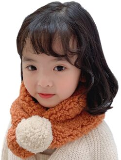 Baby Jongens Meisjes Winter Warmer Pluche Sjaal Zuigeling Kraag Sjaals Met Bal Peuter Halsdoeken