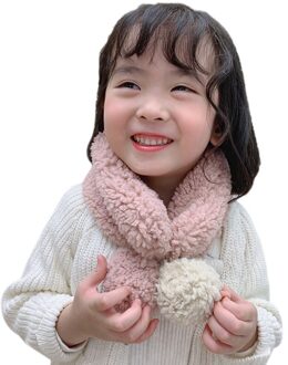 Baby Jongens Meisjes Winter Warmer Pluche Sjaal Zuigeling Kraag Sjaals Met Bal Peuter Halsdoeken