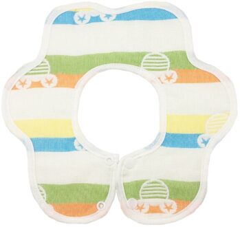 Baby Katoen Slabbetjes Baby Burp Doeken Roterende 360 Graden Bloem Slabbetjes Babyvoeding Schort Waterdicht Babador WWD055 CZJ007D
