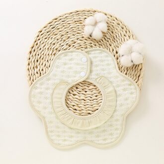 Baby Katoen Slabbetjes Baby Burp Doeken Roterende 360 Graden Bloem Slabbetjes Babyvoeding Schort Waterdicht Babador WWD055 WWD055A