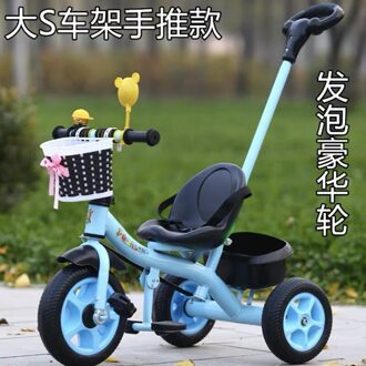 Baby Kids Joggers, Drie Wielen Kinderwagens, Loopfiets Wandelaars Voor 1-5 Jaar, 3C blauw