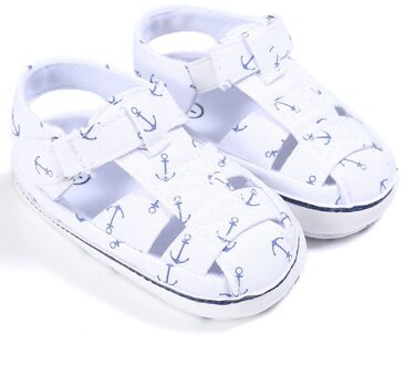 Baby Kids Jongen Schoenen Zomer Kinderen Ademende Antislip Print Prewalker Babyschoenen Schoenen wit / 7-12 Months