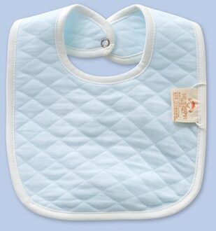 Baby Kids Katoen Slabbetjes Speeksel Handdoek Feeding Lunch Bandana Schort Slabbetjes Burp Doeken Kinderen Accessorries blauw