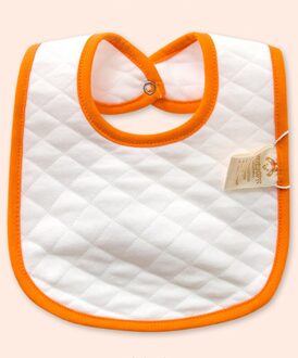 Baby Kids Katoen Slabbetjes Speeksel Handdoek Feeding Lunch Bandana Schort Slabbetjes Burp Doeken Kinderen Accessorries wit