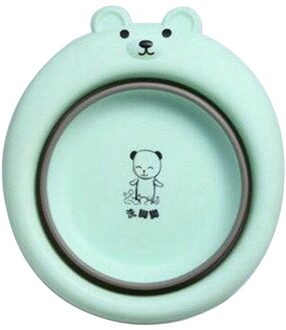 Baby Kids Opvouwbare Wastafel Huishouden Kinderen 'Cartoon Vouwen Voet Wastafel Baby Telescopische Draagbare Dikke Plastic Wastafel GR2